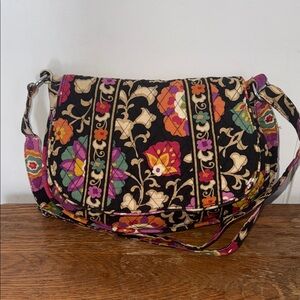 Vera Bradley Saddle Up Crossbody Bag in "Suzani" Pattern
